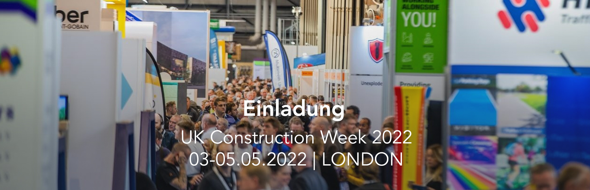 Einladung UK Construction Week DE